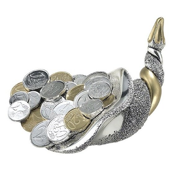 Статуэтка Рог изобилия Золотистый, Длина 13 см