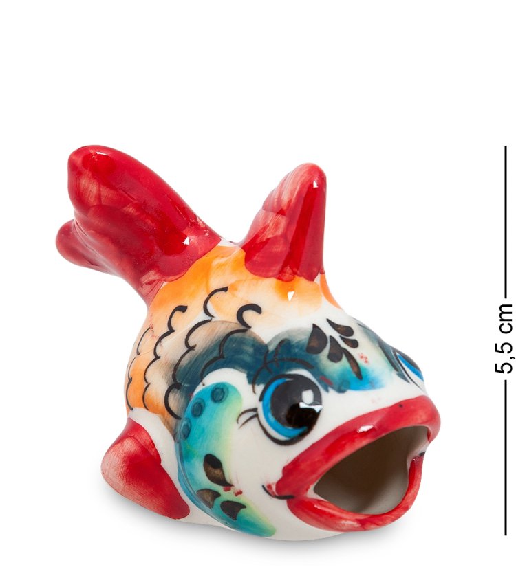 Фигурка Рыба Бычок Цветная гжель ГЛ-255