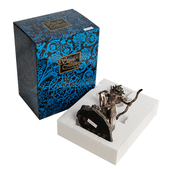 Статуэтка Медуза Горгона с луком в руках Veronese WS-1128, упаковочный вид