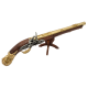 Макет Немецкого Пистоля 17 века Denix 1314, фотография на подставке