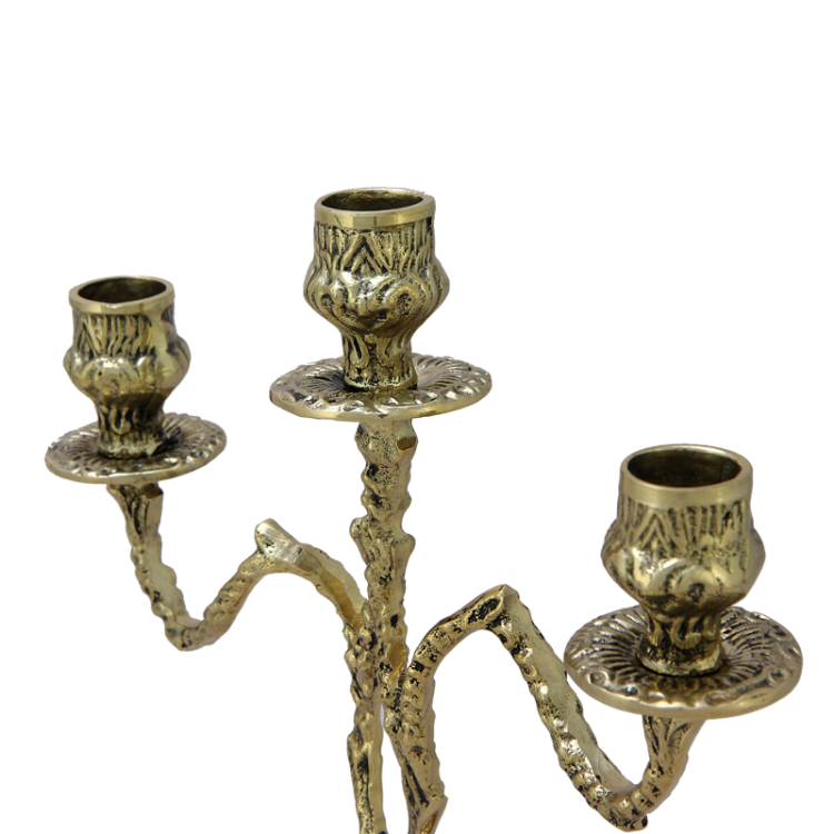 Канделябр на 3 свечи из бронзы Асти Bello De Bronze BP-14038-D, фотография рожков