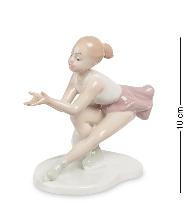 Статуэтка из фарфора Фигуристка в танце Pavone JP-27/44