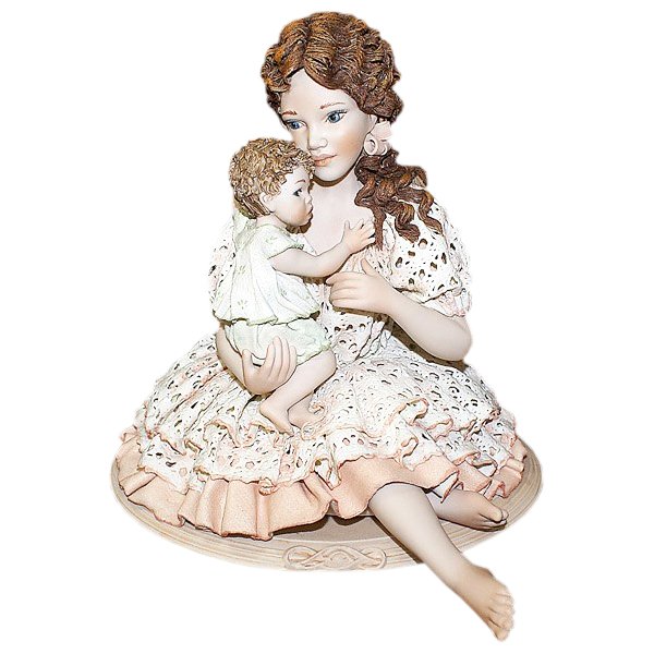 Фарфоровая Статуэтка кукла Счастливый момент