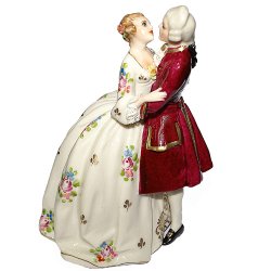 Статуэтка из фарфора На свидании