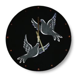 Часы с кристаллами Swarovski - Голуби