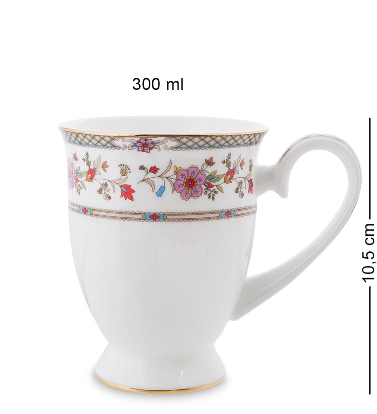 Кружка из фарфора Милано-Мариттима Milano Marittima Pavone JK-216