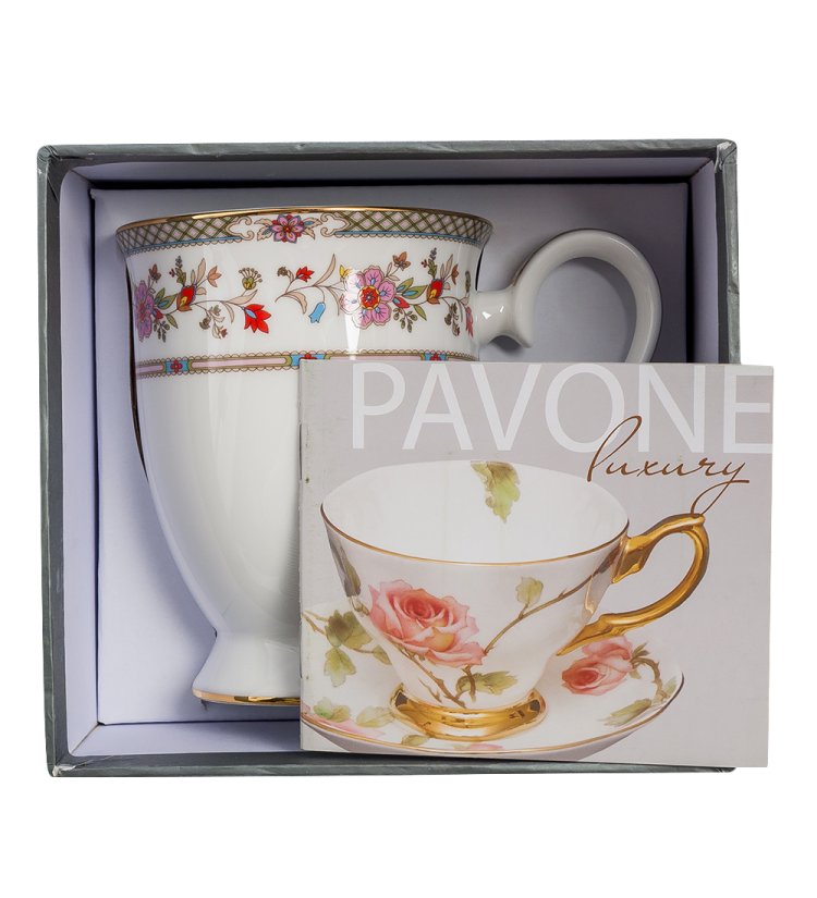 Кружка из фарфора Милано-Мариттима Milano Marittima Pavone JK-216, упаковочный вид