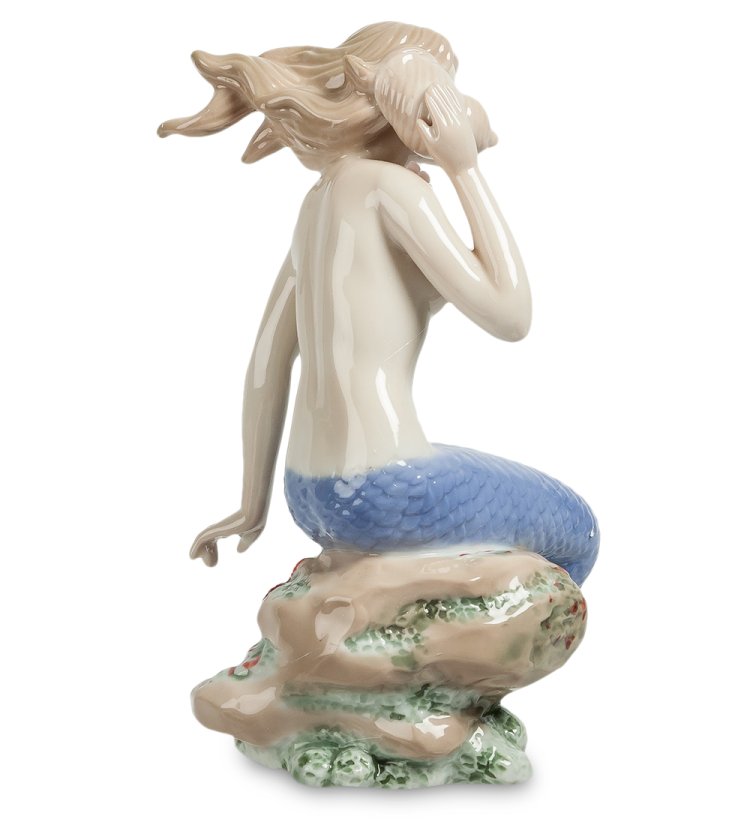 Фарфоровая статуэтка Русалочка Pavone JP-17/ 5, фотография со спины