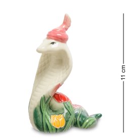 Фигурка из фарфора Зеленая Змея