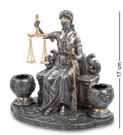 Статуэтка-подсвечник Фемида - Золотые Весы