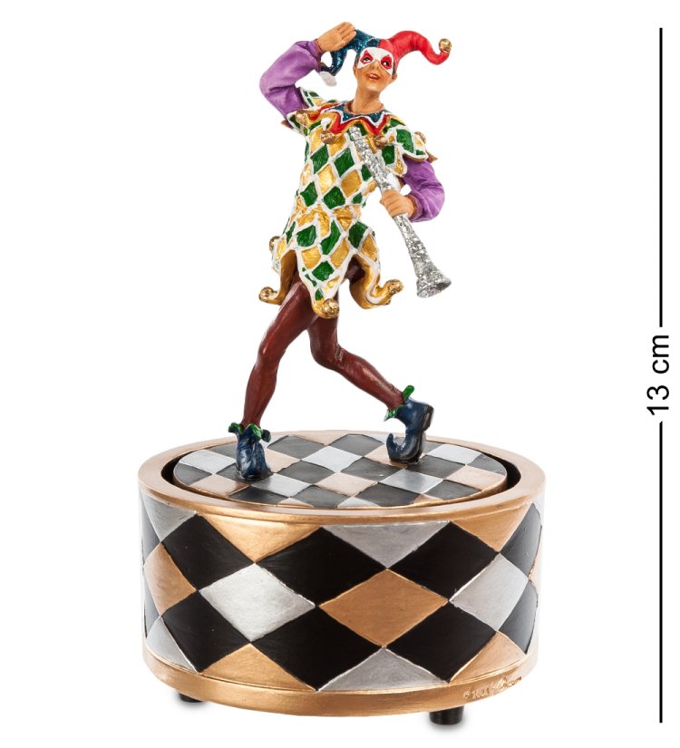 Музыкальная Статуэтка Танцующий Шут Veronese WS-672