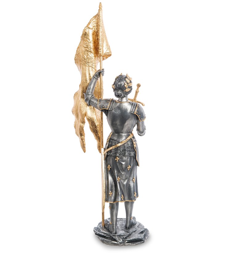 Статуэтка Жанна д'Арк - Золотой Флаг Veronese WS-638, оборотная сторона