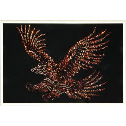 Картина Орел c кристаллами Swarovski