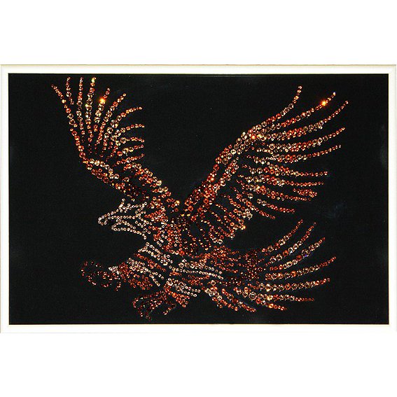 Картина Орел c кристаллами Swarovski