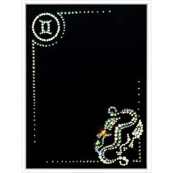 Фоторамка с кристаллами Swarovski - Близнецы