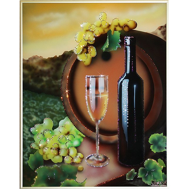 Картина Мускат c кристаллами Swarovski