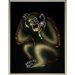 Картина  Символ года 2016 c кристаллами Swarovski