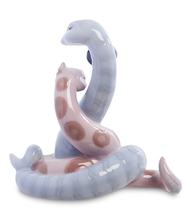 Фигурка из фарфора Пара влюбленных змей Pavone JP-51/ 1, оборотная сторона