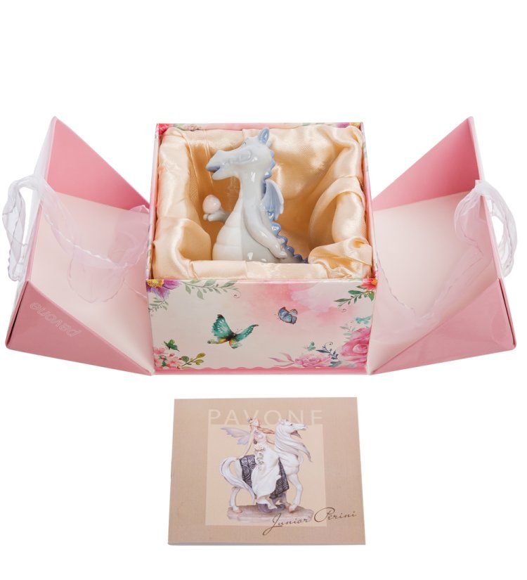 Статуэтка из фарфора Небесный Дракон Pavone JP-41/ 7, упаковочный вид