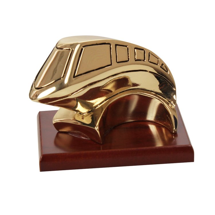 Статуэтка Скорый поезд с позолотой