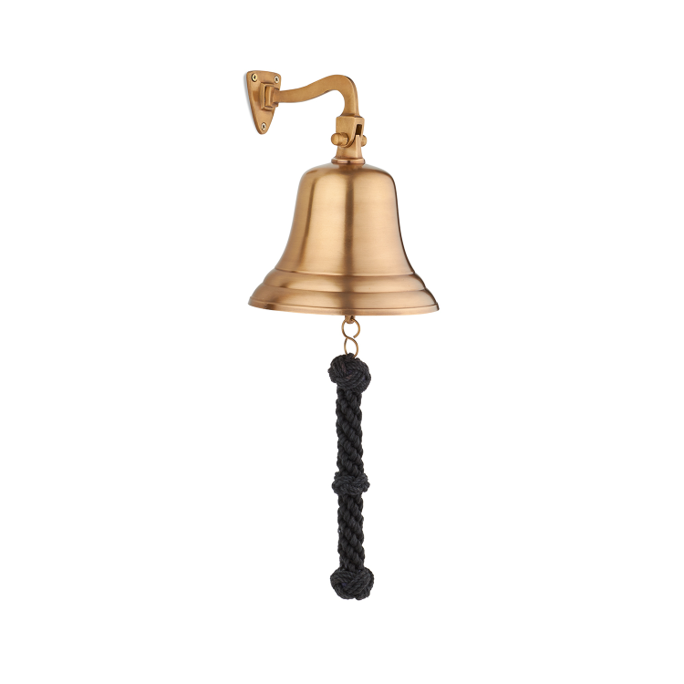 Корабельная рында Антик - Диаметр 15 см, вид профиль