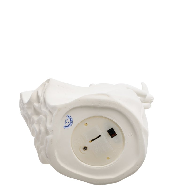 Статуэтка из бисквитного фарфора с подсветкой Леди с голубем Pavone JP-186/ 40, фотография снизу