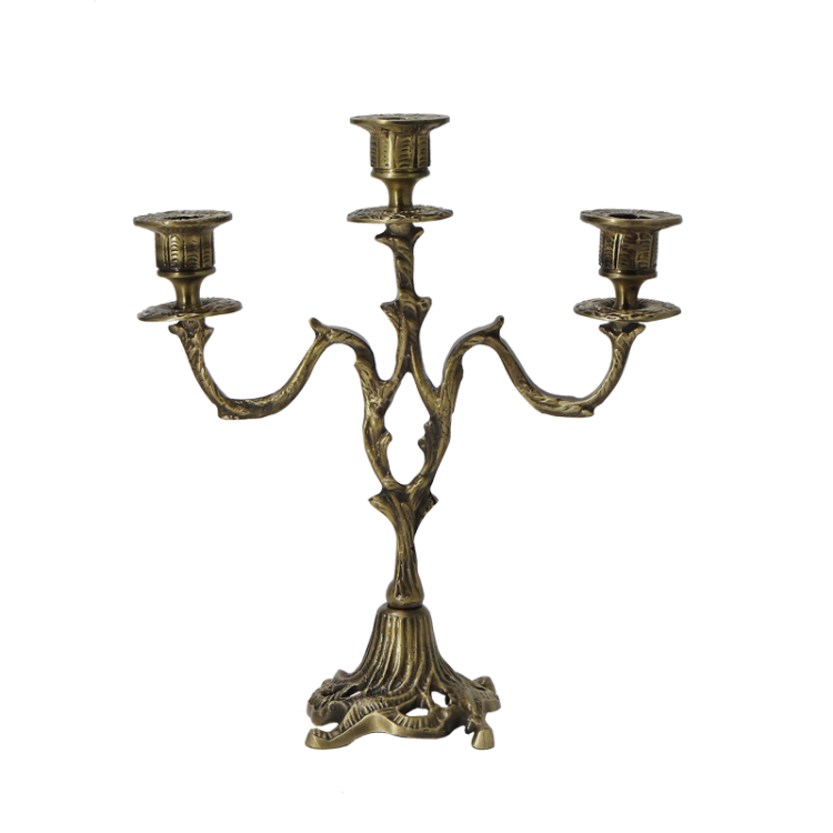 Канделябр на 3 свечи Асти, цвет антик Bello De Bronze BP-14038-A
