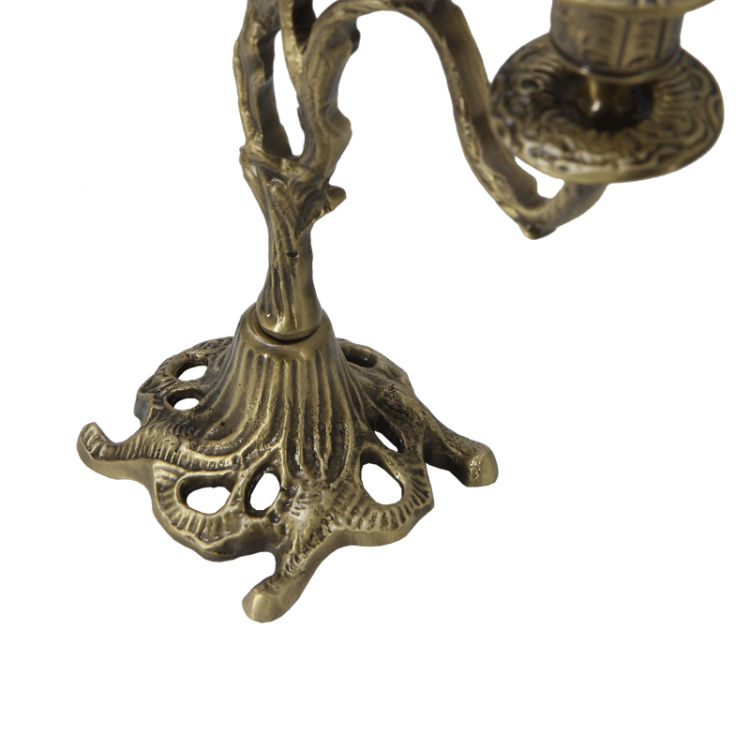 Канделябр на 3 свечи Асти, цвет антик Bello De Bronze BP-14038-A, фотография ножки