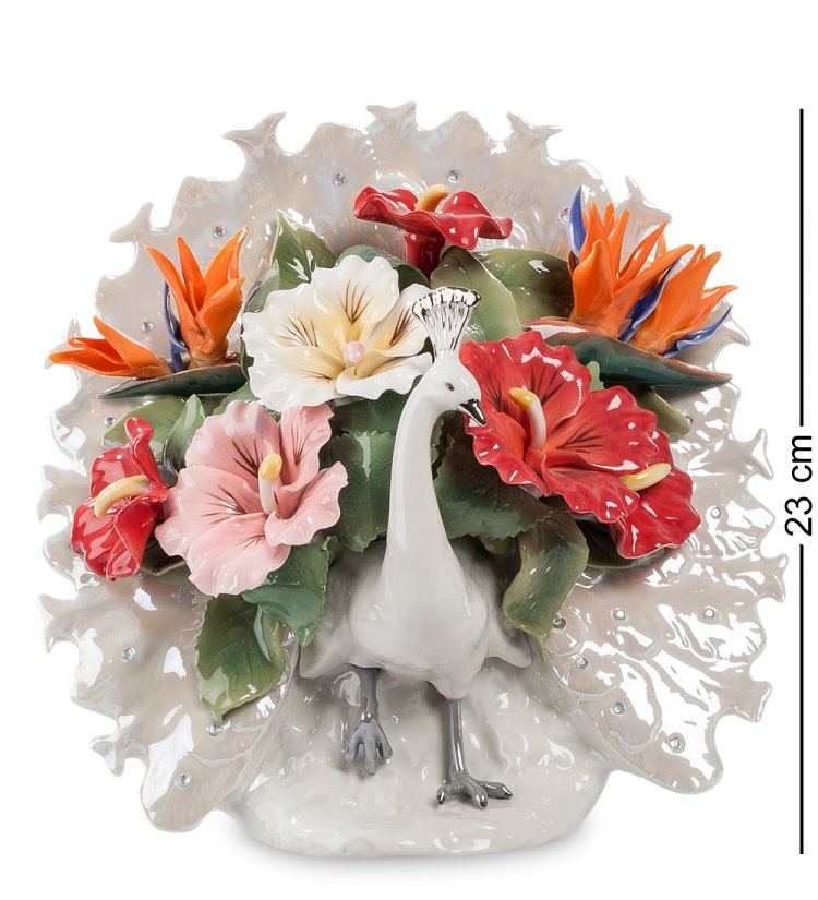 Музыкальная статуэтка из керамики Павлин Pavone CMS-15/39