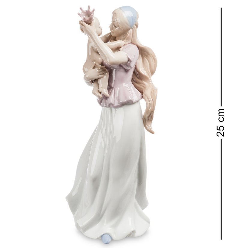 Статуэтка из фарфора Мама с ребенком Моя принцесса Pavone JP-15/27