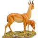 Статуэтка Газель с детенышем Veronese WS-774, оборотная сторона