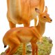Статуэтка Газель с детенышем Veronese WS-774, увеличенный вид детеныша