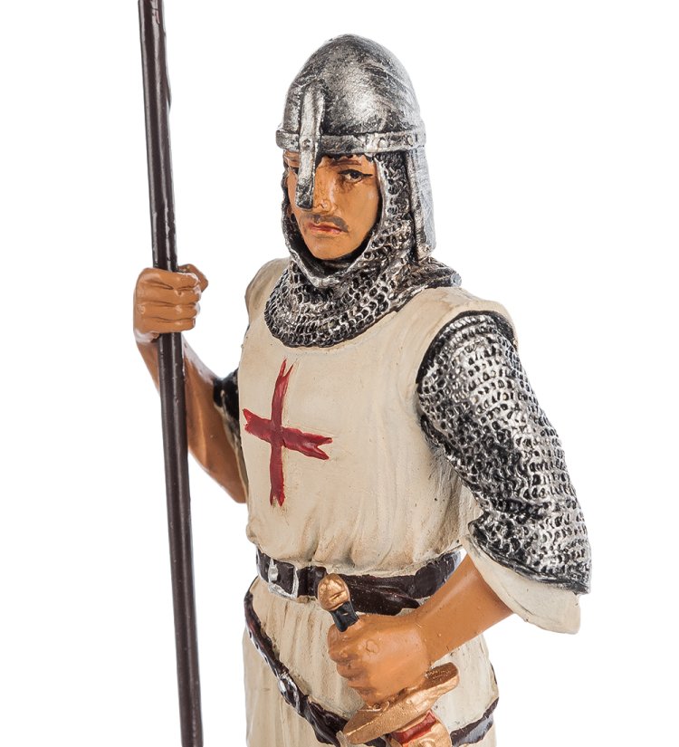 Статуэтка Средневековый Рыцарь крестоносец Veronese WS-817, вид профиль