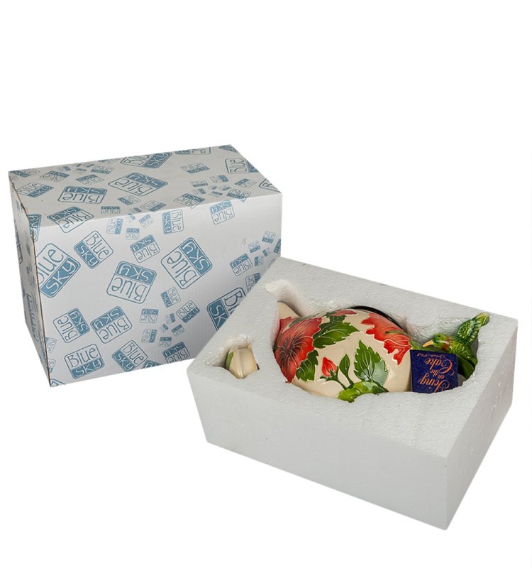 Чайник заварочный Гибискус Blue Sky BS- 41, фотография в упаковке