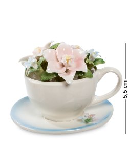 Композиция из керамики Чаша с Весенними цветами