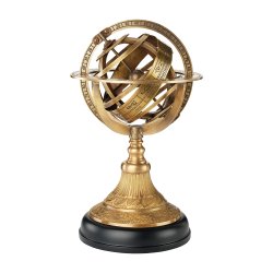 Армиллярная сфера на черной подставке