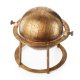 Винтажный глобус из латуни, высота 20 см, фотография 3