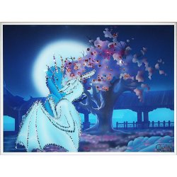 Картина Влюбленные драконы c кристаллами Swarovski