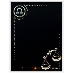 Фоторамка с кристаллами Swarovski - Весы