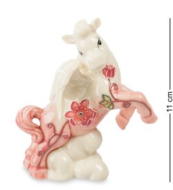 Статуэтка из фарфора Розовая Лошадка-ангелочек
