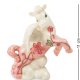 Статуэтка из фарфора Розовая Лошадка-ангелочек Pavone JP-61/23