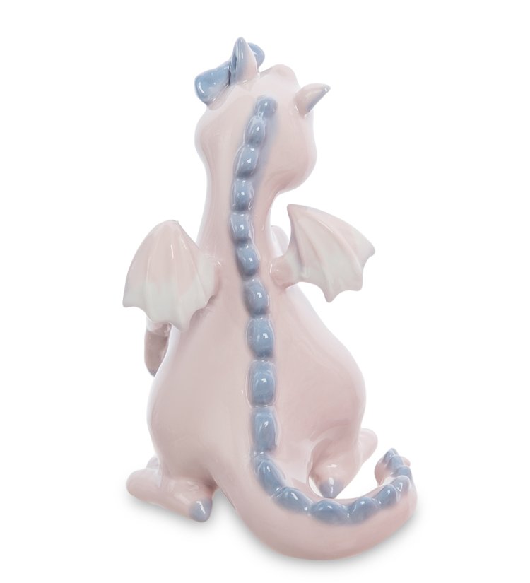 Статуэтка из фарфора Скромный Дракон - Девочка Pavone JP-41/ 8, оборотная сторона