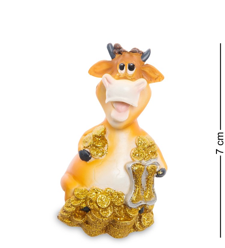 Статуэтка Бык символ 2021 года - знак зодиака Близнецы AF-1013/ 6