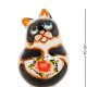 Фигурка Милый Котик Цветная гжель ГЛ-518