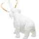 Статуэтка Белый Мамонт с золотыми бивнями Ahura, фотография со спины