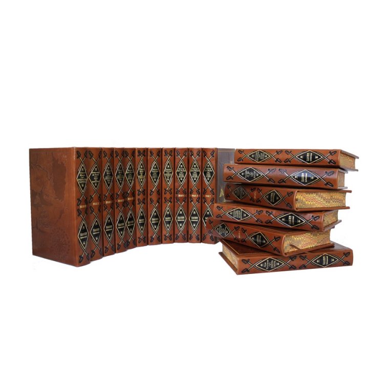 Книги в кожаном переплете Бухта приключений в 150 книгах BG1321S, фотография 4