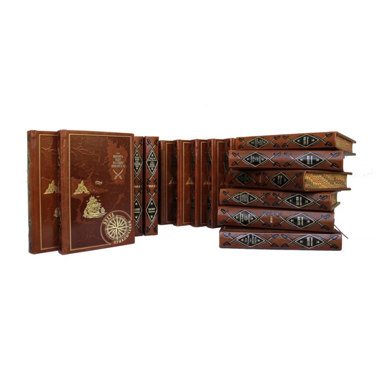 Книги в кожаном переплете Бухта приключений в 150 книгах BG1321S, фотография 5