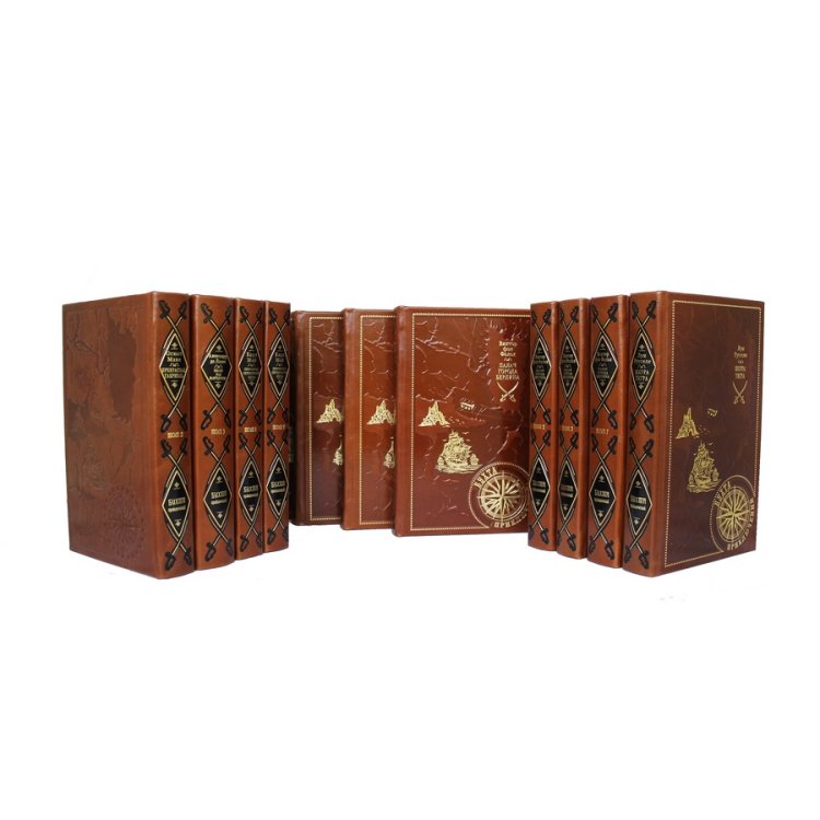 Книги в кожаном переплете Бухта приключений в 150 книгах BG1321S, фотография 6