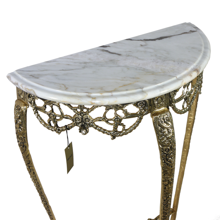 Консоль Малая Мейа Луа, золотая Bello De Bronze BP-50010, фотография 2