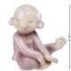 Статуэтка из фарфора Розовая Обезьянка поцелуй Pavone JP-81/ 9